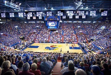 Allen Fieldhouse is an indoor sports arena on the University of Kansas (KU) campus in Lawrence ...