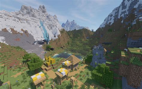 Top 5 Minecraft seeds for mountain villages