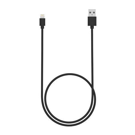 3ft Apple Lightning Cable - Black Just Wireless