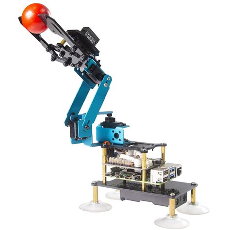 Buy Adeept RaspArm-S 4-DOF Robot Arm 4 Axis Robotic Arm Kit for Raspberry Pi 4 3B 3B ...