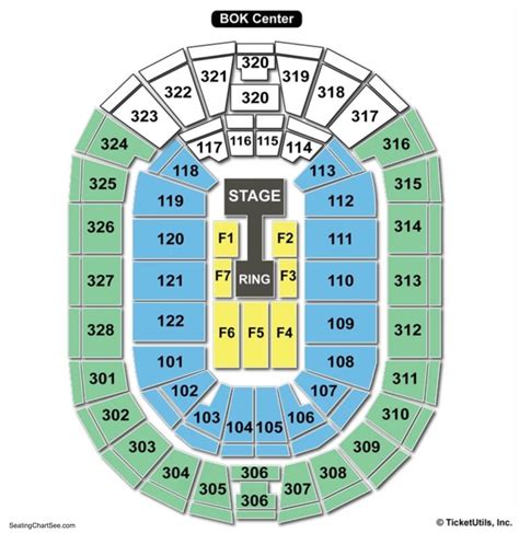 Bok Center Seating Chart With Seat Numbers - Center Seating Chart