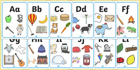 Large Alphabet Display Posters for the Classroom