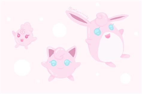 だ ♡ : igglybuff evolutions! 🌸