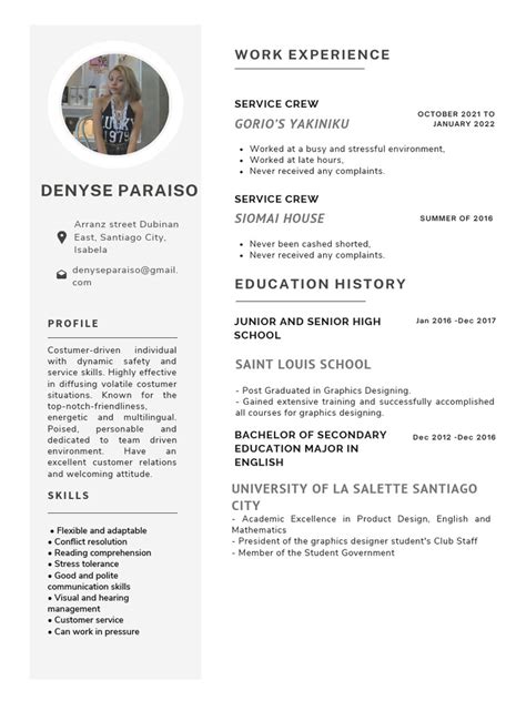 A Well-Rounded Resume Highlighting Work Experience, Education, Awards, and Publications | PDF ...