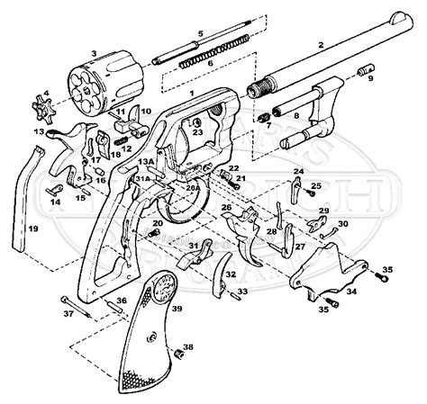 Colt 45 Revolver Drawing at GetDrawings | Free download