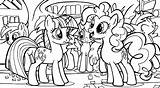 My Little Pony Coloring Pages Pinkie Pie And Rainbow Dash sketch template
