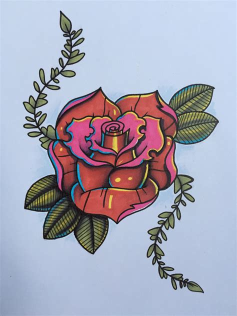Rose tattoo design by woody13886 on Newgrounds