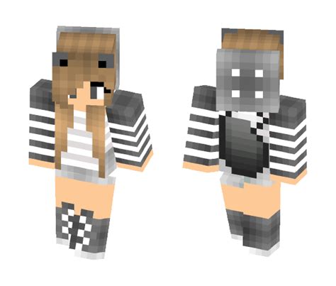 Download Cute wolf girl Minecraft Skin for Free. SuperMinecraftSkins