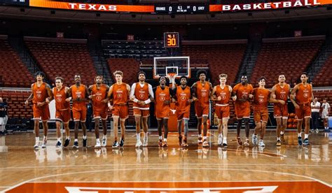 Shaping the Future: The Texas Longhorns Men's Basketball Team