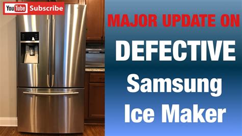 FREE Samsung Ice Maker Repair! - YouTube