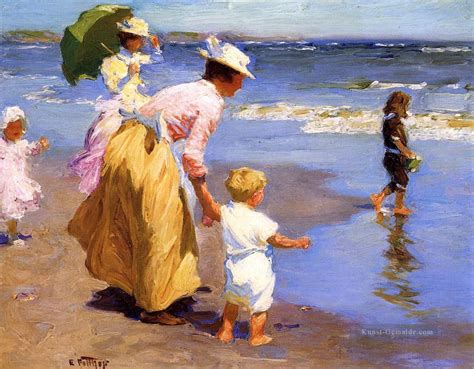 Edward Henry Potthast An den Impressionismus Kinder Strang Gemälde mit öl zu verkaufen