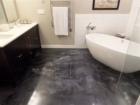 Residential Epoxy Bathroom Floor - BATHROOM VGE