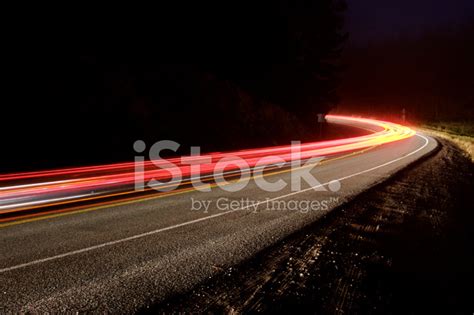 Mountain Road At Night Stock Photo | Royalty-Free | FreeImages