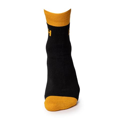 Mens Heavy Duty Work Socks | Arch Support | Reinforced Toe Heel Cotton – Black Hammer