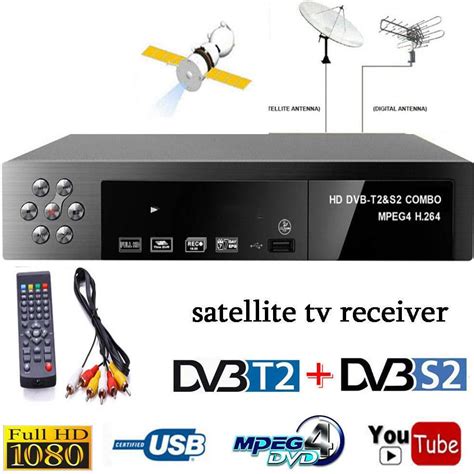 Aoile Sintonizador de decodificador MPEG4 EU DVB-T2 + DVB-S2 FTA 1080P ...