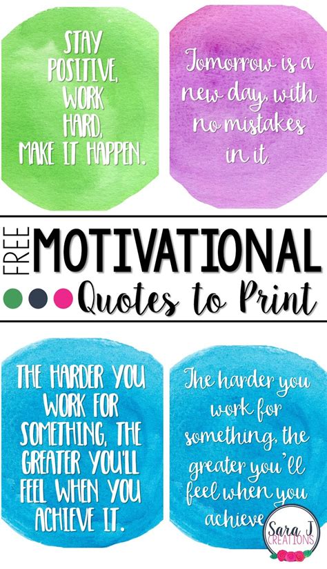 More Printable Quotes to Keep You Going | Sara J Creations