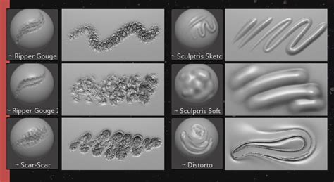 Pierre Rogers - Sculptris Pro Custom Brushes: ZBrush Sculptris BrushSet