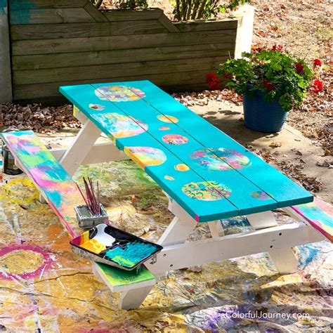 Painting a Picnic Table - Carolyn Dube