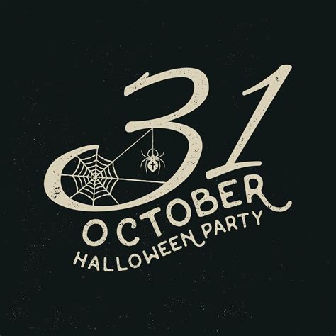 31 october Halloween party concept. 15421613 Vector Art at Vecteezy