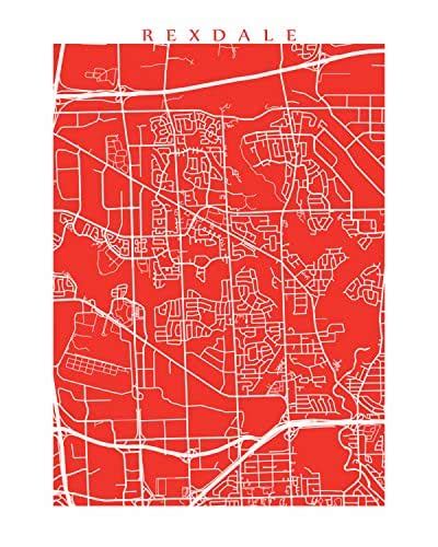 Amazon.com: Rexdale Map Print: Handmade