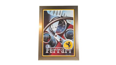 "1962 Ferrari 250 GTO Dashboard" Framed Poster for Sale at Auction - Mecum Auctions