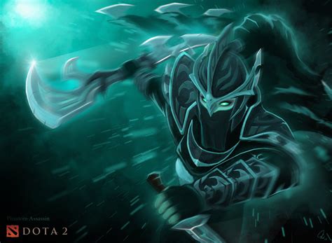 Dota 2 Wallpapers: Dota2 Fan-Art - Phantom Assassin by ~qassamzed