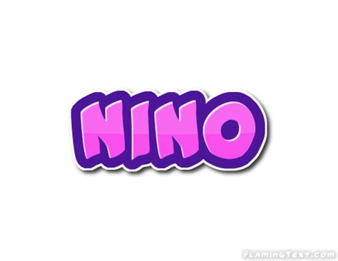 Nino Logo | Free Name Design Tool from Flaming Text