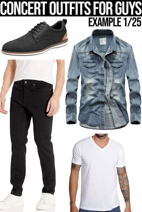 100+ Concert Outfit Ideas For Guys: Rock, Kpop, Outdoor, Pop, Hip-Hop ...