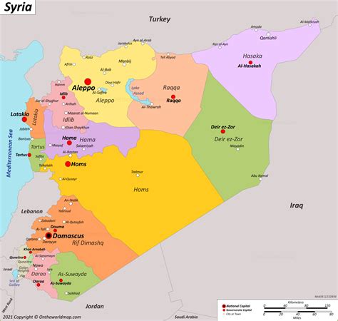 Syria Map | Detailed Maps of Syrian Arab Republic