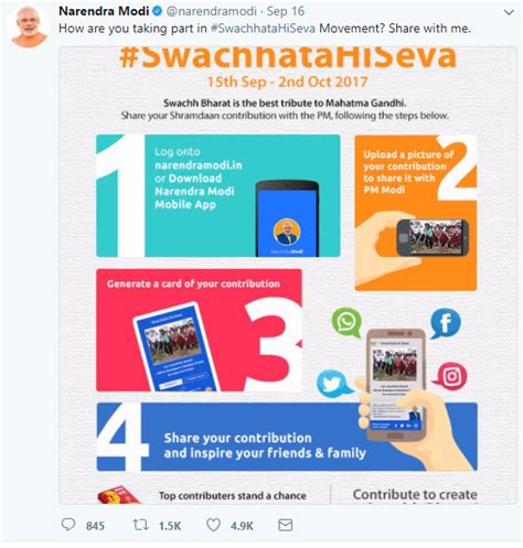 The nation join hands for Swachhta hi Seva Campaign - MyGov Blogs