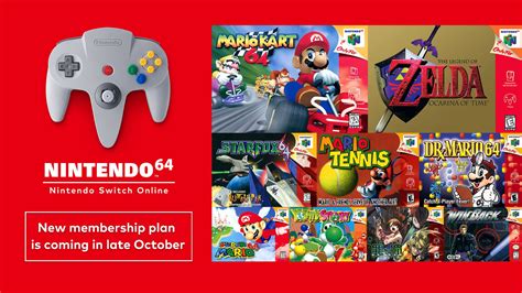 When can we download the Nintendo 64 games from the online expansion ...