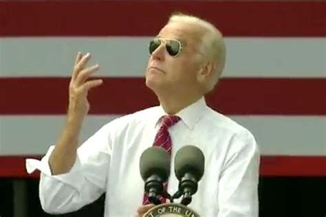 Watch: Biden has 'Joe Cool' moment with trademark sunglasses in Florida ...