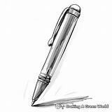 Pen Coloring Pages  Free & Printable sketch template