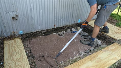 How To Pour A Small Concrete Slab - Lazy Guy DIY