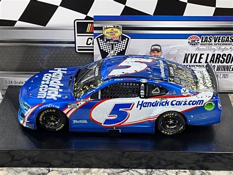 2021 Action Kyle Larson #5 HendrickCars.com Las Vegas Win 1/24 Liquid ...