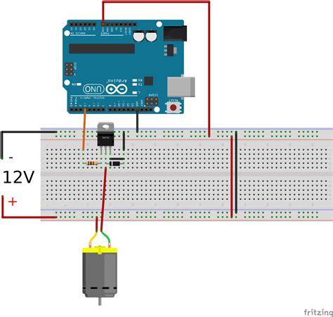 transistors - How to control the speed of a 12V DC motor with an Arduino? - Electrical ...