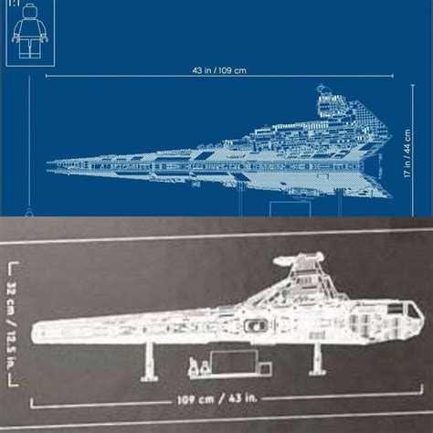 Repost from @1414falconfan LEGO Venator vs ISD size comparison!! . . . . #lego #legostarwars # ...