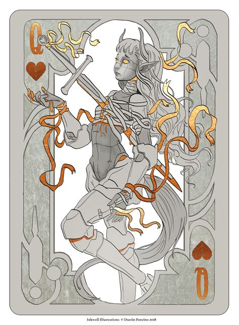 ArtStation - Fantasy Playing Card Set , Dustin Panzino | Playing cards ...