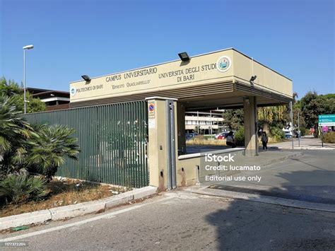 Entrance To The University Campus Of Bari Stock Photo - Download Image ...