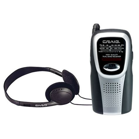 Craig AM/FM Pocket Radio With Speaker and Headphones - Walmart.com ...