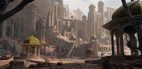 Desert Ruins, Oliver Beck : r/ImaginaryRuins