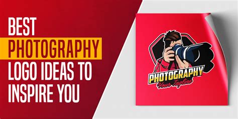 the best photography logo design ideas to inspire you in 2019 - featured image with red background