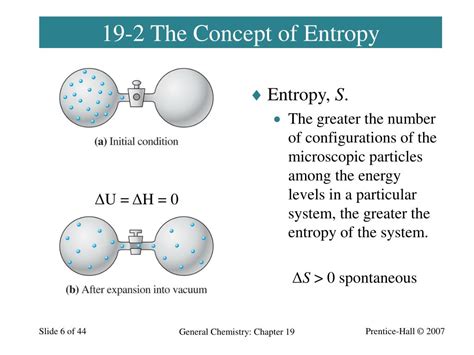 PPT - Chapter 19: Spontaneous Change: Entropy and Free Energy PowerPoint Presentation - ID:3363573