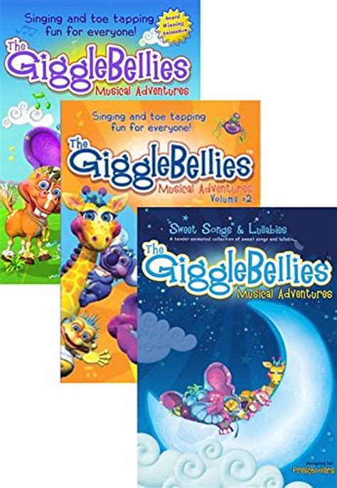 The GiggleBellies Musical Adventures Digital DVD Triple Set -Instant ...