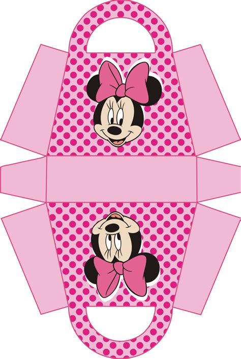 80% OFF SALE Minnie Mouse Birthday Party Gift Box by allforparty