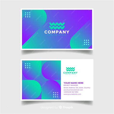 Free Vector | Abstract business card template