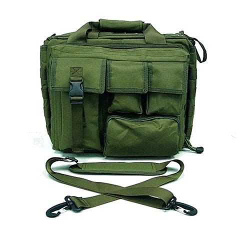 OD Green 15" Tactical Military Laptop Bag Notebook Shoulder Bags ...