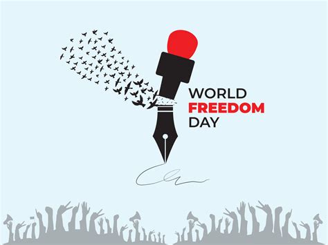 World Freedom Day. World press freedom day concept vector illustration. Just World Press Day to ...