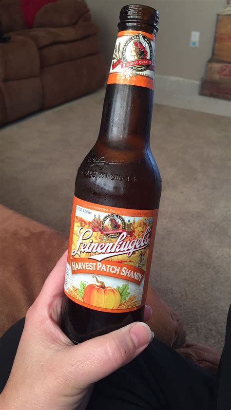 Leinenkugel's Harvest Patch Shandy!! Pumpkin Pie in a bottle!! Yum-O ...