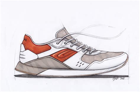 Sneaker sketches 2015-16 on Behance